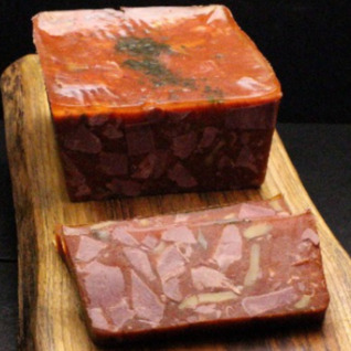 Kalfskop in tomatensaus 