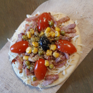 Braziliaanse pizza met Spek