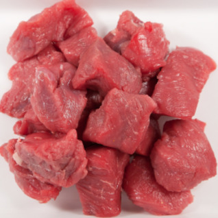 STOOFVLEES RUND EXTRA MAGER